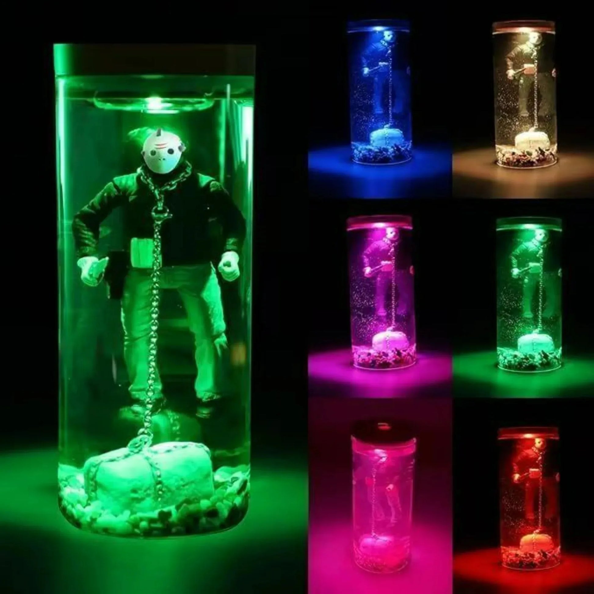 Jason Voorhees Friday 13th Water Lantern Collector Water Lantern Horror Decoration Gift Souvenir Halloween Night Lantern Decor image 1
